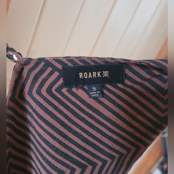 Roark Moonlight Midi Dress In Saddle - Picture 5 of 5